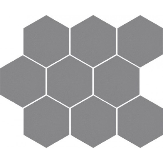Керамогранит Мозаика 36743 Cambia Gris Lappato Heksagon 27.53x33.4x8.5