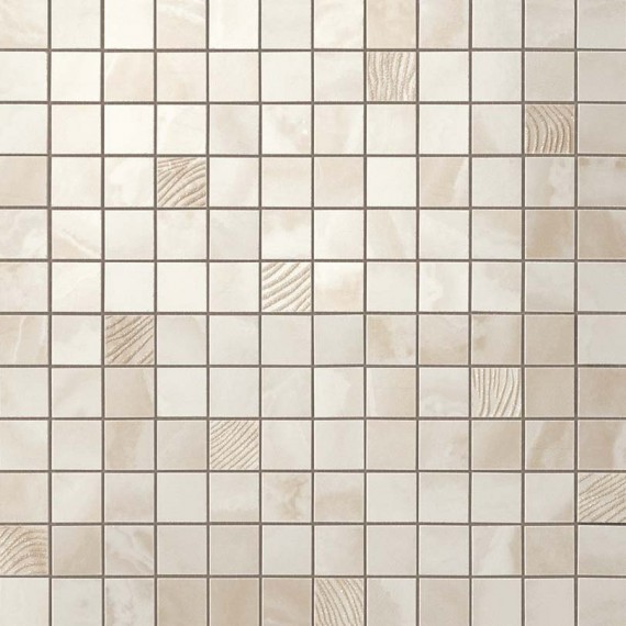 Керамогранит Мозаика 600110000196 Supernova Onyx Pure White Mosaic 30,5x30,5
