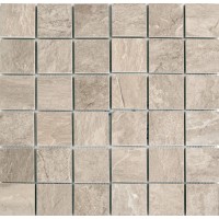 739358 Mosaico Ardoise Ecru Grip 30x30