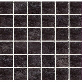 739361 Mosaico Ardoise Noir Grip 30x30