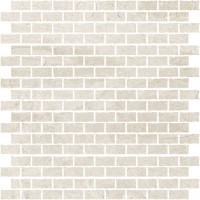 747812 Ardoise Blanc Mosaico 1.5x3 6mm 30x30