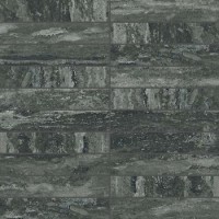 Мозаика 748311 Travertino Black Mosaico Glossy 3x15 30x30