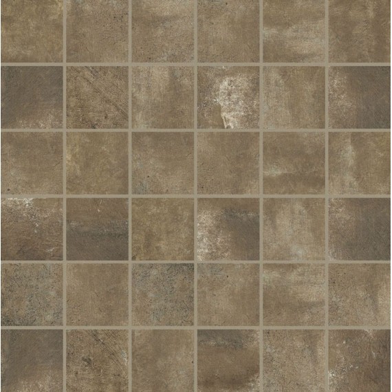 Керамогранит Мозаика 755934 Matieres Brun Mosaico 5x5 30x30