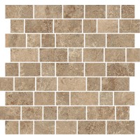 76073 MOSAICO SPACCATELLA NOCE 30x30