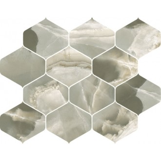 Мозаика 82054 Jade Mosaico Ninfa Malachite Levigato 27.7x35