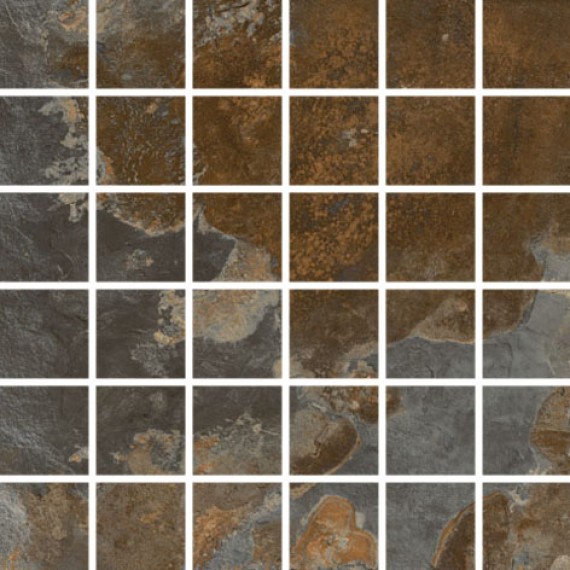 Керамогранит Мозаика 90034 Mosaico Rajah Lapp.Rett 4,6x4,6 29x29