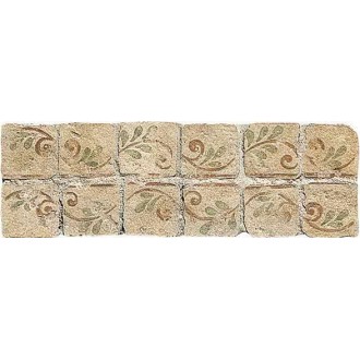 Мозаика B6007- Fascia Eb Sabbia su rete 10x32.7