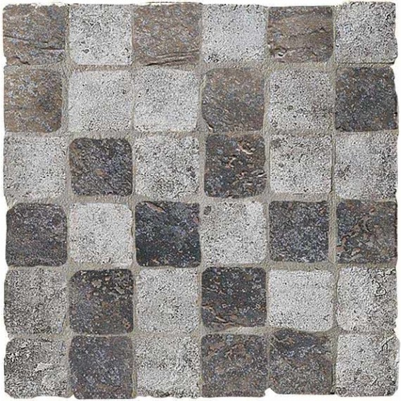 Керамогранит Мозаика B6549- Mosaico Imix B Grigio/Blu (5x5) 32.7х32.7
