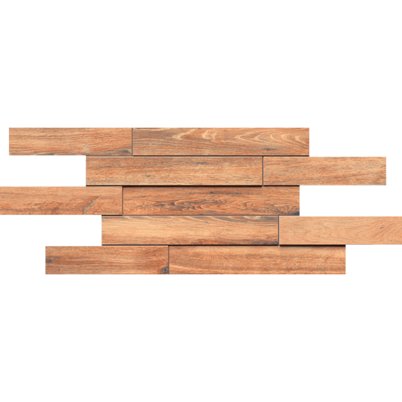 Мозаика Мозаика BG01 Brigantina Muretto 3D неполированная 28x78.5
