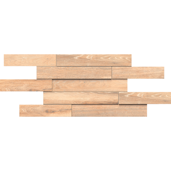 Мозаика Мозаика BG02 Brigantina Muretto 3D неполированная 28x78.5