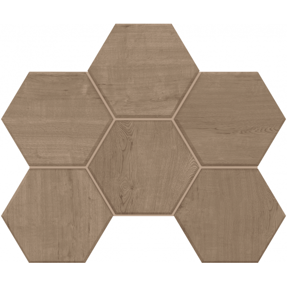 Мозаика Мозаика CW03 Classic Wood Hexagon неполированная 25x28.5