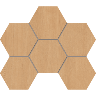 Мозаика CW04 Classic Wood Hexagon неполированная 25x28.5