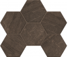 Мозаика GB04 Gabbro Hexagon неполированная 25x28.5