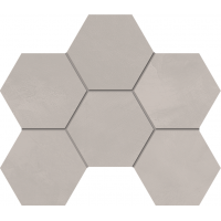 Мозаика GF01 Graffito Light Grey Hexagon неполированный 25x28,5