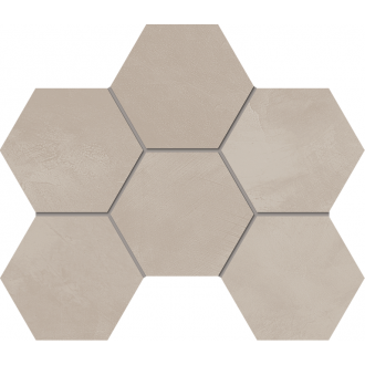 Мозаика GF02 Graffito Light Beige Hexagon неполированный 25x28,5