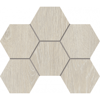 Мозаика KW00 Kraft Wood Nordic Hexagon структурированный 25x28,5