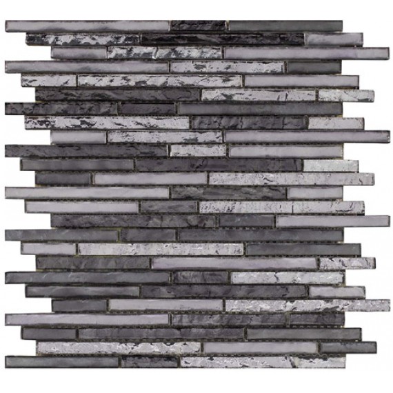 Керамогранит Мозаика L100153524 Harmony Strip Coltan 29.4x30x0.8