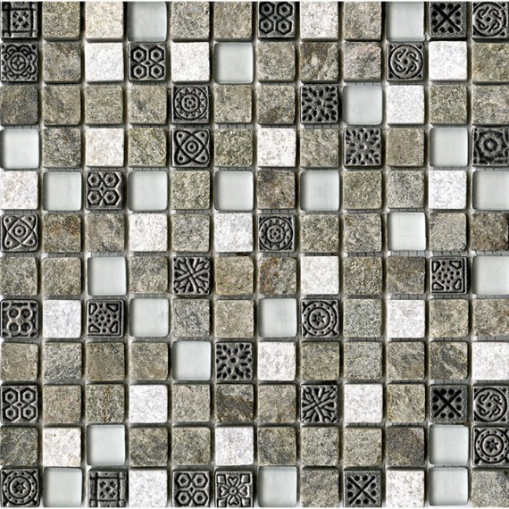 Керамогранит Мозаика L242521731 Tecno Quarz Emerald 2.1x2.1 G-522 29,6x29,6x0,8