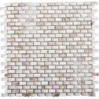 Мозаика L244001101 Tribal Pearl White 28.6x28.3