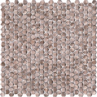 L244008691 Gravity Aluminium Hexagon Rose Gold 30.7x30.4x04