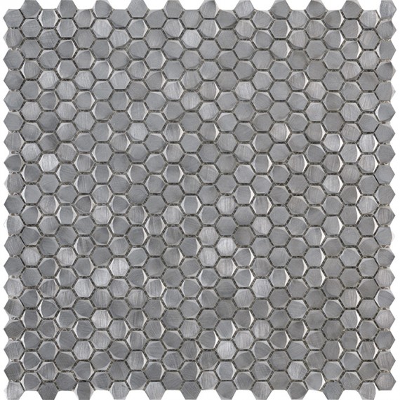 Мозаика L244008711 Gravity Aluminium Hexagon Metal 30.7x30.4x04