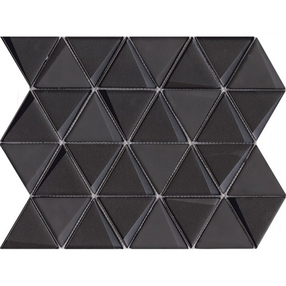 Керамогранит Мозаика L244009571 Effect Triangle Black 31x26x0.8