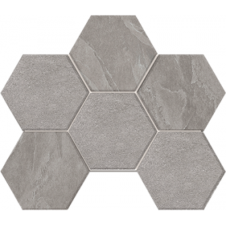 Мозаика LN02/TE02 Luna Hexagon неполированная 25x28.5