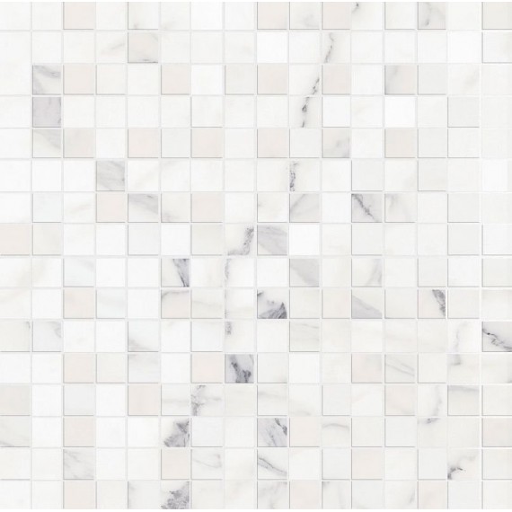Керамогранит Мозаика M8H3 Allmarble Wall Statuario Mosaico Lux 40х40