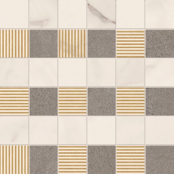 Мозаика MK.TREX DK30 2 White 30x30