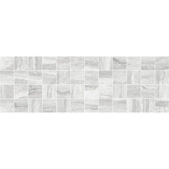 Мозаика MM11188 Декор Glossy мозаичный серый 20х60