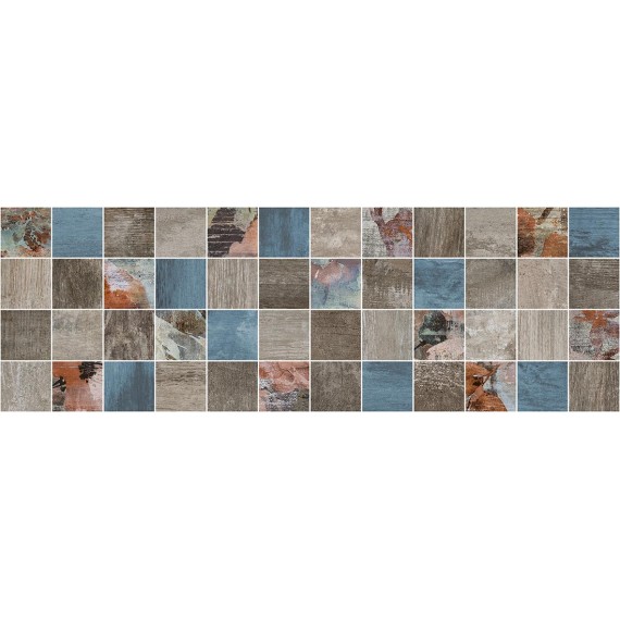 Мозаика MM11191 Декор Country мозаичный тёмный 20х60