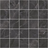 MM34038 Декор Olimpus мозаичный чёрный 25х25