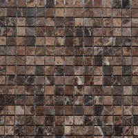 Мозаика Marble Mosaic Dark Imperador 15*15 305*305