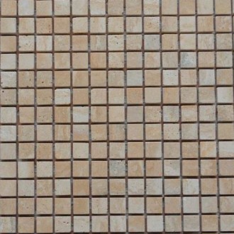 Мозаика Marble Mosaic Ivory Travertine 15*15 305*305
