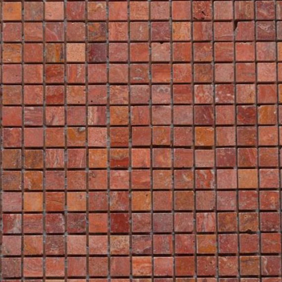 Мозаика Мозаика Marble Mosaic Red Travertine 15*15 305*305