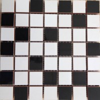 Michelle mix white/black 20x20