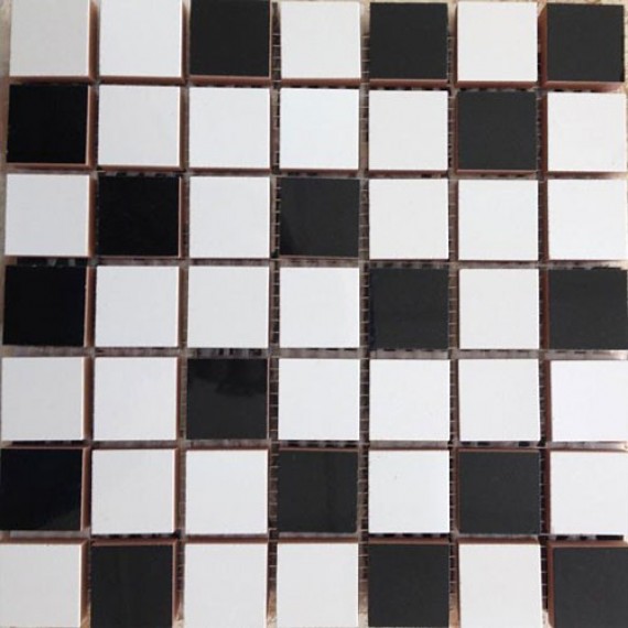 Мозаика Michelle mix white/black 20x20