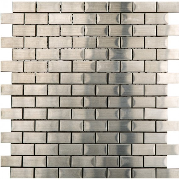 Керамогранит Мозаика Mosaico Brick Acero 2x4 Malla