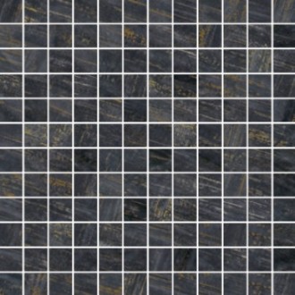 Мозаика Mosaico Follie Quadretti Nero 30x30