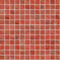 Мозаика Mosaico Follie Quadretti Rosso 30x30