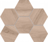 Мозаика SI01 Selection Hexagon неполированная 25x28.5x1.0