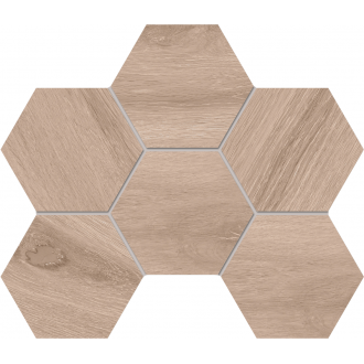 Мозаика SI01 Selection Hexagon неполированная 25x28.5x1.0