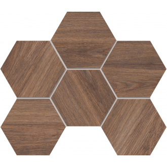 Мозаика SI02 Selection Hexagon неполированная 25x28.5x1.0