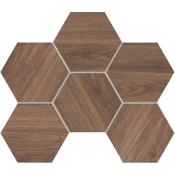 Керамогранит Мозаика SI02 Selection Hexagon неполированная 25x28.5x1.0