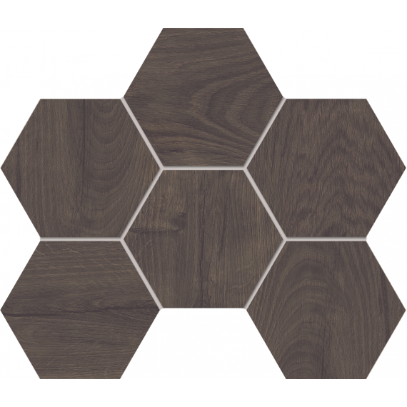 Керамогранит Мозаика SI04 Selection Hexagon неполированная 25x28.5x1.0
