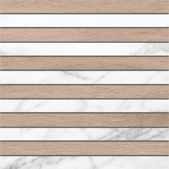 Керамогранит Мозаика SM01/SI01 Supreme Fascia неполированная 30x30x1.0
