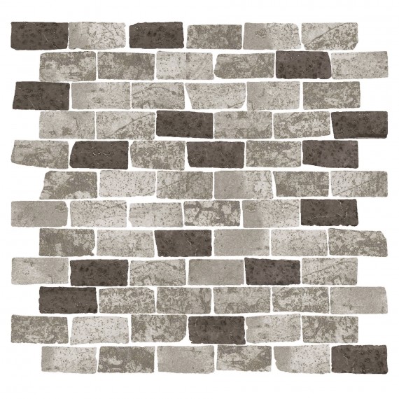 Керамическая плитка Мозаика cel-010 Mosaico Metal (2,5x5) 30x30