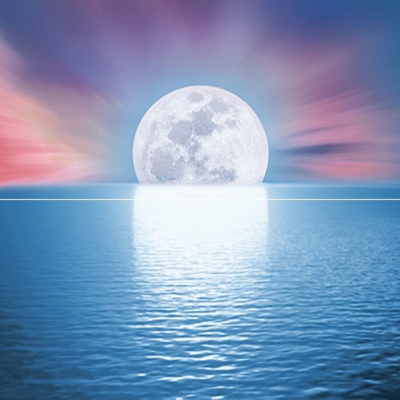 Керамическая плитка Панно Moon and sun P2-1D288 40х40 (из 2 плиток)