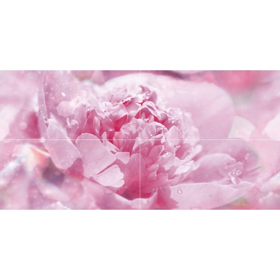 Керамическая плитка Панно Peony P4D281 80х40