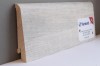 Плинтус Шпонированный White Canvas 20х80
